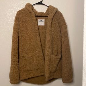 Hollister teddy bear jacket